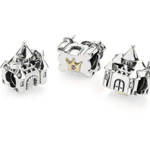 Pandora Castle and Crown Charm